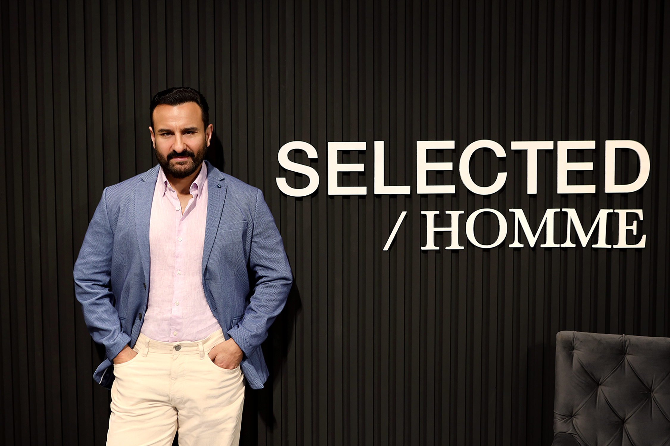 SELECTED HOMME raises the style quotient with Brand Ambassador Saif Ali Khan at the launch of the new store at Brady House- Fort, Mumbai